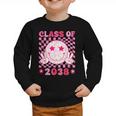 Groovy Class Of 2038 Grow With Me Smile Face Back To School Graphic Toddler Sweatshirt