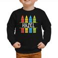 Hazel Crayon Back To School Kids Graphic Toddler Sweatshirt Hazel Crayon Back To School Kids Graphic Toddler Sweatshirt