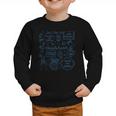Headstart Love Inspire Teach Blue Bow Back To School Graphic Toddler Sweatshirt
