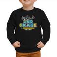 Hello 2nd Grade Back To School First Day Of School Graphic Toddler Sweatshirt