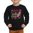 Hello Second Grade Colorful Pencil Tie Dye Back To School Graphic Toddler Sweatshirt Hello Second Grade Colorful Pencil Tie Dye Back To School Graphic Toddler Sweatshirt