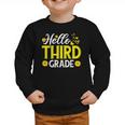 Hello Third Grade Sunflower 3rd Grade Vibes Back To School Graphic Toddler Sweatshirt