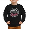 Highschool Girls Back To School 2025 First Day A Junior Graphic Toddler Sweatshirt