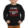 I'm Not Spoiled My Principal Just Loves Me Back To School Graphic Toddler Sweatshirt I'm Not Spoiled My Principal Just Loves Me Back To School Graphic Toddler Sweatshirt