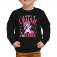 I'm Ready To Crush 2nd Grade Dabbing Unicorn Back To School Graphic Toddler Sweatshirt I'm Ready To Crush 2nd Grade Dabbing Unicorn Back To School Graphic Toddler Sweatshirt