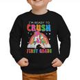 I'm Ready To Crush First Grade Unicorn Back To School Girls Graphic Toddler Sweatshirt