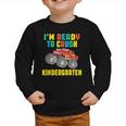 I'm Ready To Crush Kindergarten Dinosaur Back To School Boys Graphic Toddler Sweatshirt