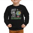 Just a Girl Who Loves Geography Back To School Kids Girls Graphic Toddler Sweatshirt Just a Girl Who Loves Geography Back To School Kids Girls Graphic Toddler Sweatshirt