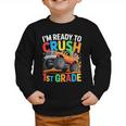 Kids I'm Ready To Crush 1st Grade Shirt Back To School Boy Graphic Toddler Sweatshirt