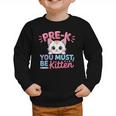 Kitten Back To School Girls Preschool Cat Lover Graphic Toddler Sweatshirt