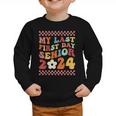 My Last First Day Senior 2024 Back To School Class Of 2024 Graphic Toddler Sweatshirt