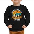 Let The 8th Grade Adventure Begin Back To School Graphic Toddler Sweatshirt Let The 8th Grade Adventure Begin Back To School Graphic Toddler Sweatshirt