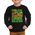 Level 2nd Grade Unlocked Game Pixel Kids Boy Back To School Graphic Toddler Sweatshirt