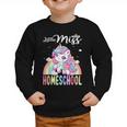 Little Miss Homeschool Back To School Girls Homeschool Graphic Toddler Sweatshirt