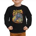 Motocross Dirt Bike Back To School Racing Into 1st Grade Graphic Toddler Sweatshirt