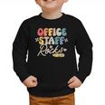 Office Staff Rocks Back To School Secretary Administrative Graphic Toddler Sweatshirt