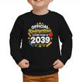 Official Kindergartener Future Class Of 2039 Back To School Graphic Toddler Sweatshirt Official Kindergartener Future Class Of 2039 Back To School Graphic Toddler Sweatshirt