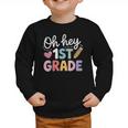 Oh Hey 1st Grade Back To School Cute Pencil Graphic Graphic Toddler Sweatshirt Oh Hey 1st Grade Back To School Cute Pencil Graphic Graphic Toddler Sweatshirt