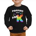 Popping Into Pre K Kid's Back To School Pop It Fidget Toy Graphic Toddler Sweatshirt Popping Into Pre K Kid's Back To School Pop It Fidget Toy Graphic Toddler Sweatshirt