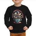 Powered By Coffee Principal Appreciation Back To School Graphic Toddler Sweatshirt