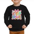 Preppy Back To School Fifth Grade Coquette Bow Women Girl Graphic Toddler Sweatshirt Preppy Back To School Fifth Grade Coquette Bow Women Girl Graphic Toddler Sweatshirt