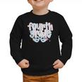 Preppy Fourth Grade Back To School Coquette 4th Grade Graphic Toddler Sweatshirt Preppy Fourth Grade Back To School Coquette 4th Grade Graphic Toddler Sweatshirt
