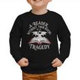 A Reader Without Their Book Is a Tragedy Back To School Graphic Toddler Sweatshirt A Reader Without Their Book Is a Tragedy Back To School Graphic Toddler Sweatshirt