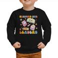 Readers Are Leaders Book Lover Back To School Groovy Girls Graphic Toddler Sweatshirt