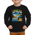 Ready To Attack Kindergarten Shark Back To School Kids Graphic Toddler Sweatshirt Ready To Attack Kindergarten Shark Back To School Kids Graphic Toddler Sweatshirt