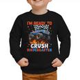 Ready To Crush Kindergarten Monster Truck Back To School Boy Graphic Toddler Sweatshirt Ready To Crush Kindergarten Monster Truck Back To School Boy Graphic Toddler Sweatshirt