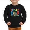 Retro Back To School Kindergarten Ready To Level Up Gamer Graphic Toddler Sweatshirt Retro Back To School Kindergarten Ready To Level Up Gamer Graphic Toddler Sweatshirt