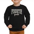 Retro Fourth Grade Back To School Boy Old Camo 4th Grade Kid Graphic Toddler Sweatshirt