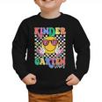 Retro Groovy Kinder Garten Vibes Smile Team Back To School Graphic Toddler Sweatshirt Retro Groovy Kinder Garten Vibes Smile Team Back To School Graphic Toddler Sweatshirt