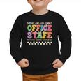 Retro Groovy Office Staff Life Flowers Back To School Graphic Toddler Sweatshirt Retro Groovy Office Staff Life Flowers Back To School Graphic Toddler Sweatshirt