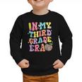 Retro Groovy In My Third Grade Era First Day Back To School Graphic Toddler Sweatshirt Retro Groovy In My Third Grade Era First Day Back To School Graphic Toddler Sweatshirt