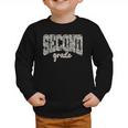 Retro Second Grade Back To School Boy Old Camo 2nd Grade Kid Graphic Toddler Sweatshirt