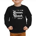 Retro In My Soccer Coach Era Back To School Graphic Toddler Sweatshirt