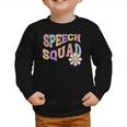 Retro Speech Squad Back To School Speech Therapist SLP Graphic Toddler Sweatshirt Retro Speech Squad Back To School Speech Therapist SLP Graphic Toddler Sweatshirt