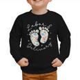 Retro Wildflowers Labor And Delivery Nurse Back To School Graphic Toddler Sweatshirt