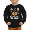 Rock Scissor Paper Nothing Beats 3rd Grade Back To School Graphic Toddler Sweatshirt