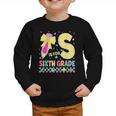 S Is For Sixth Grade Back To School Pencil Bow 6th Grade Kid Graphic Toddler Sweatshirt