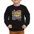 School Bus Driver Groovy Retro Back To School Graphic Toddler Sweatshirt