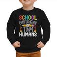 School Custodian Of Tiny Humans Back To School Janitor Graphic Toddler Sweatshirt School Custodian Of Tiny Humans Back To School Janitor Graphic Toddler Sweatshirt