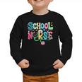 School Nurse Colorful Costume Back To School Nursing Job Graphic Toddler Sweatshirt School Nurse Colorful Costume Back To School Nursing Job Graphic Toddler Sweatshirt