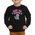 See Ya Soon Summer Cute Raccoon Back To School Kids Student Graphic Toddler Sweatshirt See Ya Soon Summer Cute Raccoon Back To School Kids Student Graphic Toddler Sweatshirt