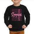 Senior 2025 Coquette Pink Bow Class Of 2025 Back To School Graphic Toddler Sweatshirt Senior 2025 Coquette Pink Bow Class Of 2025 Back To School Graphic Toddler Sweatshirt
