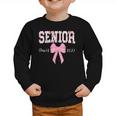 Senior 2027 Floral Pink Bow Back To School Class Of 2027 Graphic Toddler Sweatshirt Senior 2027 Floral Pink Bow Back To School Class Of 2027 Graphic Toddler Sweatshirt
