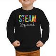STEAM Squad For Work Tie Dye Back To School Appreciation Day Graphic Toddler Sweatshirt