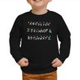 Stranger Wall Alphabet Lights Spooky Back To School Graphic Toddler Sweatshirt Stranger Wall Alphabet Lights Spooky Back To School Graphic Toddler Sweatshirt
