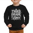 Third Grade Vibes Back To School Fun Graphic Toddler Sweatshirt